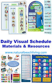 perfect daily visual schedule materials and resources