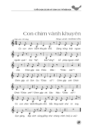 Bài hát con chim vành khuyên( TG: Hoàng Vân)