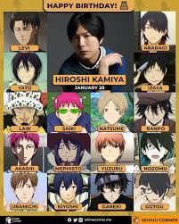 Happy Birthday to Levi's VA Hiroshi! : rShingekiNoKyojin