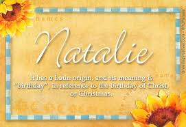 Natalie Names With Meaning Natalie Baby Girl Names