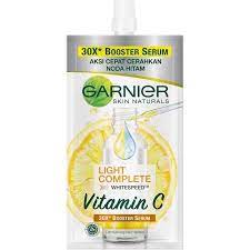 Akhirnya saya coba yang sachet terlebih dahulu. Oliveshop Garnier Light Complete Vitamin C Booster Serum Sachet Shopee Malaysia