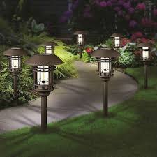 8 Pack Large Solar Pathway Lights Costco Costco Dealsplus Solar Pathway Lights Pathway Lighting Outdoor Solar Lights