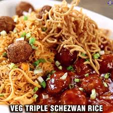 Rajshri Food Veg Triple Schezwan Rice Recipe Triple Schezwan Fried Rice Rajshri Food Chef Varun Inamdar Facebook