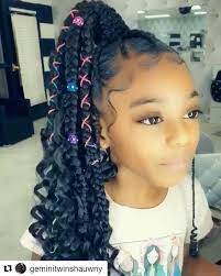 Simple african american braid hairstyles for kids Pin On Idee Coiffure Cheveux Crepus