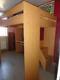 Retrouvez le mobilier pour la chambre à prix réduits sur déco. Lit Mezzanine Avec Bureau Escalier Marche Fr
