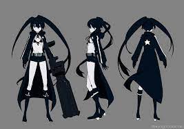 Black Rock Shooter Color Shade Reference Black Rock Shooter Black Rock Shooter Cosplay Black Rock