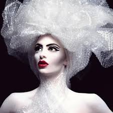 Lady Two Face Hair Designs