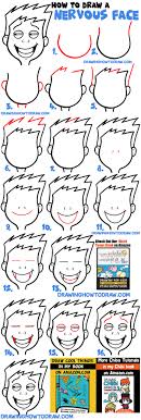 When do the anime or manga hair, make it simple, simplify big clump of hair and make if jaggy (i might do a. How To Draw Cartoon Facial Expressions Uneasy Uncomfortable Embarrassed Nervous How To Draw Step By Step Drawing Tutorials