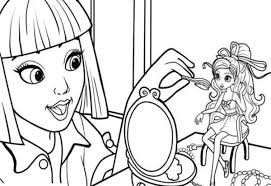 The spiderman sports a red and blue suit with a spider logo on the chest. Barbie Makeup Coloring Pages Novocom Top