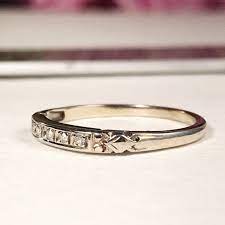First Layaway Payment For Heather Etsy White Gold Diamond Band Antique Wedding Bands Mens Gold Wedding Band