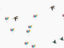 Png Video Flying Balloon Birds Flying Png