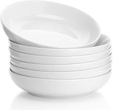 Porcelain ware is resistant to chips and stains, while also being dishwasher and oven safe. Sweese Porcelain Salad Bowl Set Of 6