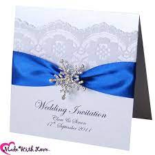 Wedding Invitations Royal Blue Wedding Invitations Snowflake Wedding Invitation Blue Wedding Invitations