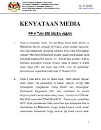 Jawatan kosong jabatan peguam negara 2020. Peguam Negara Perjelas Mengapa Musa Dibebaskan Mynewshub
