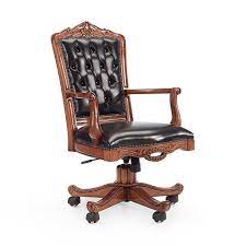 classic style wooden armchair wooden office chair chair office chair