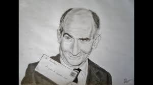 Les aventures de rabbi jacob. Drawing Louis De Funes Youtube