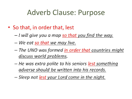The first clause in the example above is called an adverb clause, which means that it is part of a. Clauses In English Language Wren Martin Ppt Video Online Download