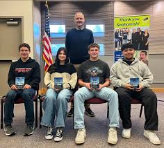 SHS Senior Knowledge Bowl team took home 4th place trophy at 3A State in  Wenatchee. The team is made up of Nate Fodge, Grady VerHoeven, Sam Lepse, Lucas  Haney, Jarred Sorenson, Ben