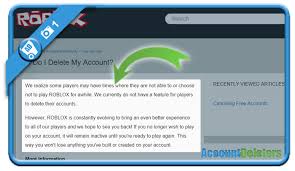 Psa what to do if your account was hacked andor you lost. How To Delete My Roblox Account Accountdeleters