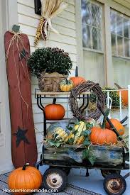 Pretend you're living in a cabin in the woods, and every time you open your door you are immersed in fall beauty. 40 Best Fall Porch Decorating Ideas And Designs For 2021