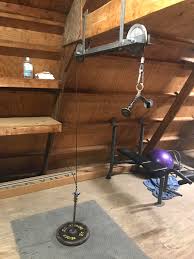 Perfect for tricep extension, straight arm pull. Diy Lat Pushdown Machine Homegym
