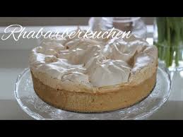 Maybe you would like to learn more about one of these? Rhabarberkuchen Mit Baiserhaube Youtube