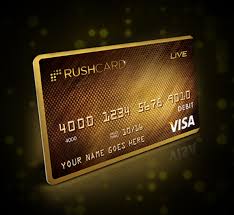With direct deposit, have your paycheck or any regularly scheduled payment deposited electronically into your checking, savings or money market account. Rushcard Live Prepaid Visa Debit Card