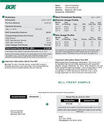 Board of water supply (bws) customers have several options in which they may pay their bill. Understanding My Bge Bill Bill Template Template Printable Utility Bill
