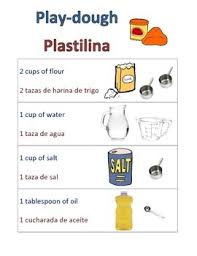 Did you know you can make playdough in next to no time from everyday ingredients found in your 2. Play Dough Recipe English Spanish By Go Do That Tpt