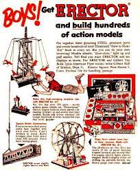 1953 Erector Set Ad Erector Set Vintage Advertisements Old Advertisements