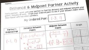 Having Fun With Distance And Midpoint Math In The Middle Learn Math Online Common Core Math Middle School Teaching Middle School Maths
