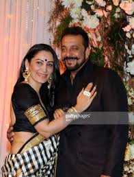 Indian Bollywood Actor Sanjay Dutt R Poses With His Wife Manyata As They Attend A Reception A Indian Actress Hot Pics Indian Girls Images Bollywood Celebrities