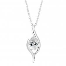 Jon Richard Cubic Zirconia Swirl Pendant Necklace Jon Richard From Jon Richard Uk Jewelry Pendant Necklace Wedding Jewelry