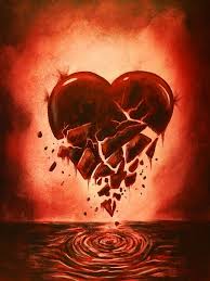 Canvas Love Lost Broken Heart Painting Gallery Wrapped Wall Decor By Ed Capeau Surrealism Broken Heart Pictures Broken Heart Art Broken Heart Drawings