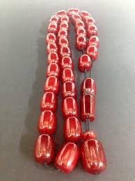 antique ottoman faturan cherry amber bakelite 33 worry bead barrel komboloi kehribar taki aksesuarlar