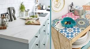 10 Bonnes Idees Pour Relooker Un Plan De Travail Peindre Carrelage Cuisine Peindre Plan De Travail Plan De Travail