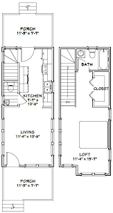 12x28 House 12x28h4a 605 Sq Ft Excellent Floor Plans Tiny House Floor Plans House Plans Floor Plans