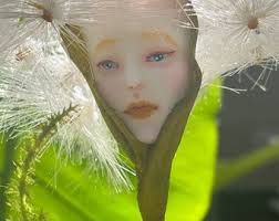 WHISPERING BREEZE Alice in Wonderland non Talking Flowers for Parties,  Props and Vignettes by Sutherland