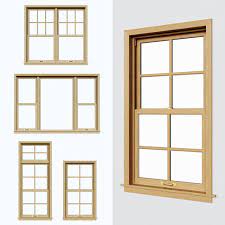 These windows offer flexible ventilation and allow for easy cleaning. 3d Model Double Hung Windows Cgtrader