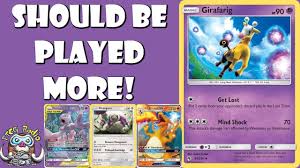 More People Should Be Playing Girafarig In The Pokemon Tcg Youtube