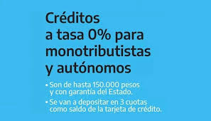 Podrán hacerlo las personas humanas, sujetos de crédito, que se encuentren inscriptas en afip (monotributistas/autónomos), . Creditos A Tasa Cero Paso A Paso Como Podran Tramitarlo Desde El Lunes Monotributistas Y Autonomos Casareshoy