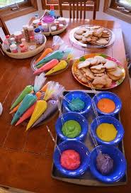 How To Throw A Cookie Decorating Party Baking Party Cookie Decorating Party Christmas Cookie Party