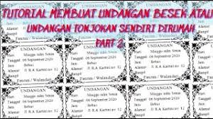 268 likes · 4 talking about this · 1 was here. Tutorial Membuat Undangan Besek Atau Undangan Tonjokan Sendiri Di Rumah Part 2 Youtube