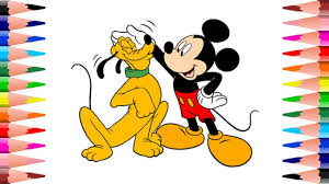 Mickey mouse clubhouse pluto coloring pages. Mickey Mouse And Pluto Colouring Pages Novocom Top