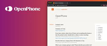 Our apps are open source and support reproducible builds. The Application That Got Openphone Into Y Combinator