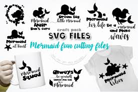 Download Pretty Cuttables Mermaid Fun Graphic By Prettycuttables Creative Fabrica SVG Cut Files