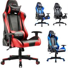 Gaming Racing Chair Gtracing Ergonomic Height Back Adjustable Chair With Pillows Adjustable Chairs Racing Chair Office Chair