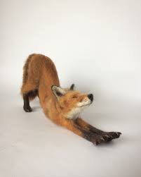 Needle Felted Fox Sculpture Needle Felted Fox Felt Fox Felt Art