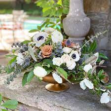 How to arrange flowers in a bowl. Arrange Flowers In A Compote Vase Flower Magazine