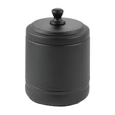 Maybe you would like to learn more about one of these? Mdesign Metal Bathroom Vanity Storage Organizer Canister Jar For Cotton Balls Swabs Makeup Sponges Bath Salts Hair Ties Jewelry Matte Black Buy Online In Jamaica At Jamaica Desertcart Com Productid 141641075